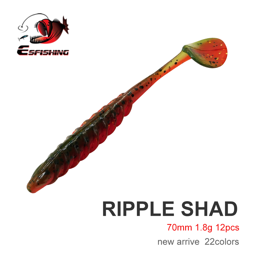 Fishing Equipment Ebay - ESFISHING Leurre Souple de Pêche 70MM