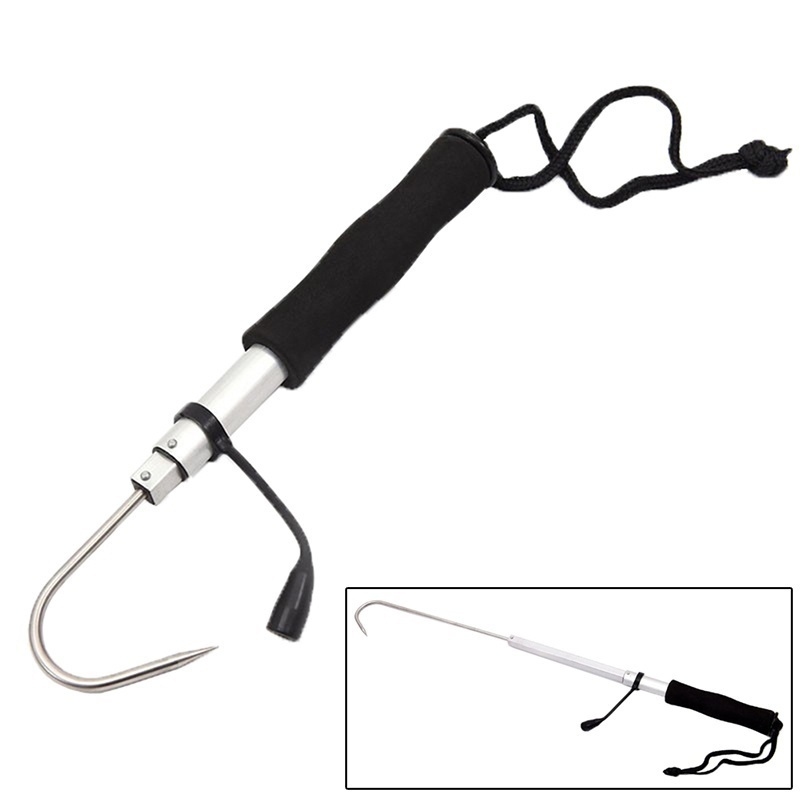 Landing Net Telescopic - Nouvelle lance télescopique rétractable en acier