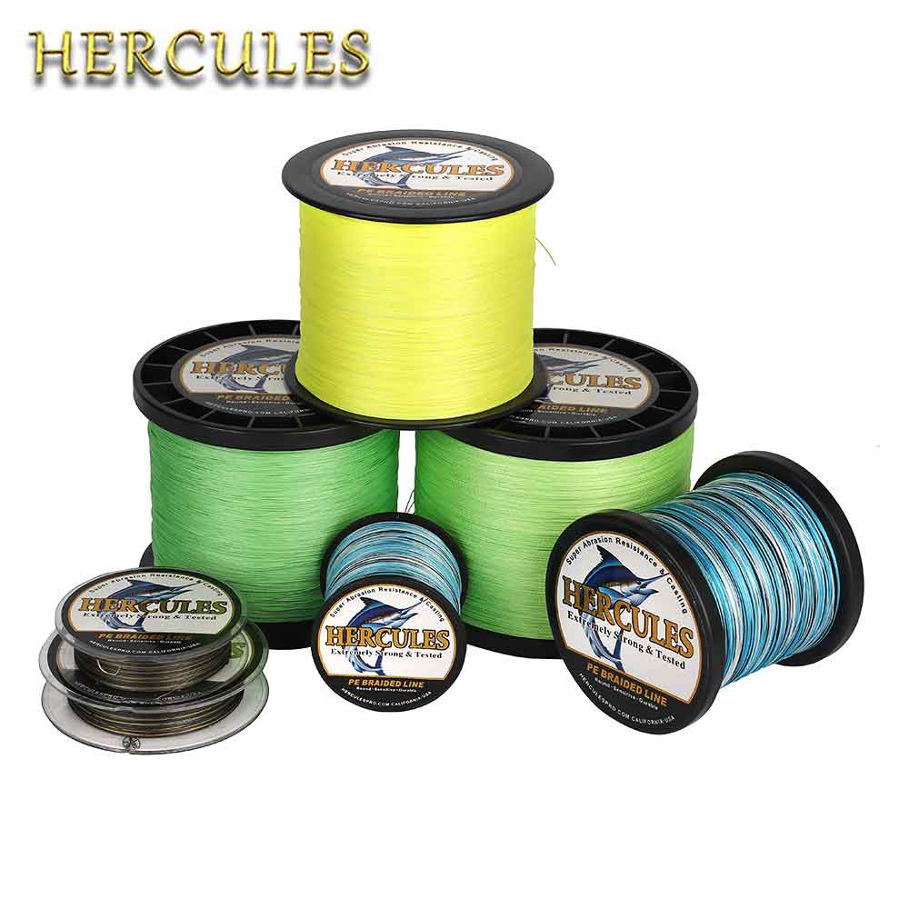 Fishing Equipment Bundle - Hercules 8 brins tressé 10-150LB ligne