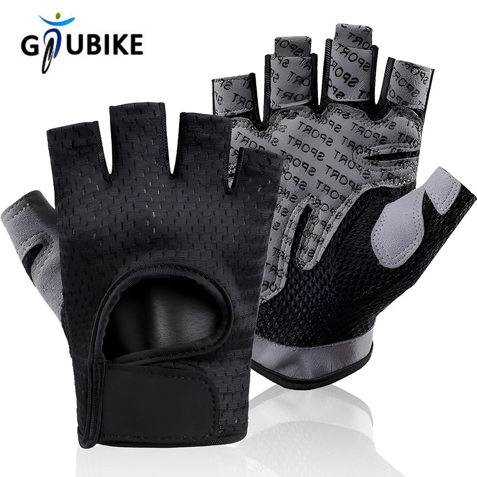 Fishing Equipment In China - Gants de sport demi-doigts GTUBIKE, antidérapants,