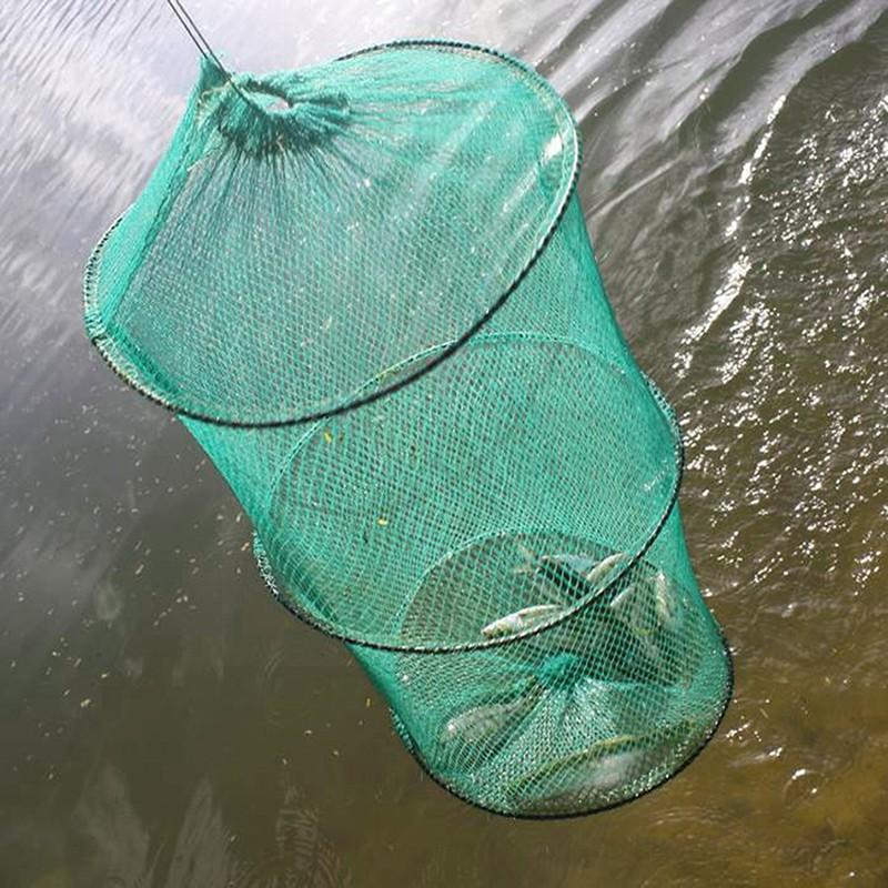 Landing Net Telescopic - Filet de pêche rond pliant en