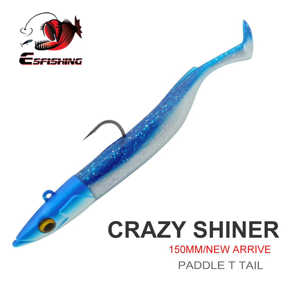 Fishing Equipment Ebay - ESFISHING Leurre Souple Crazy Paddle Tail