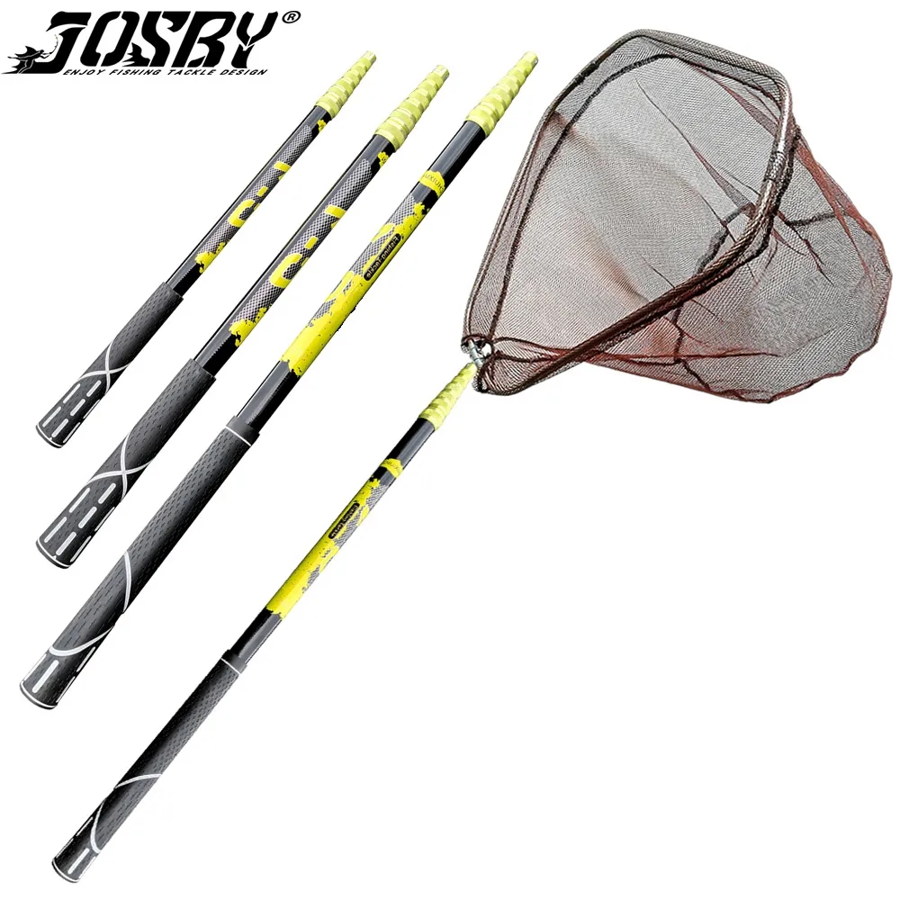 Landing Net Telescopic - JOSBY léger télescopique en Fiber de