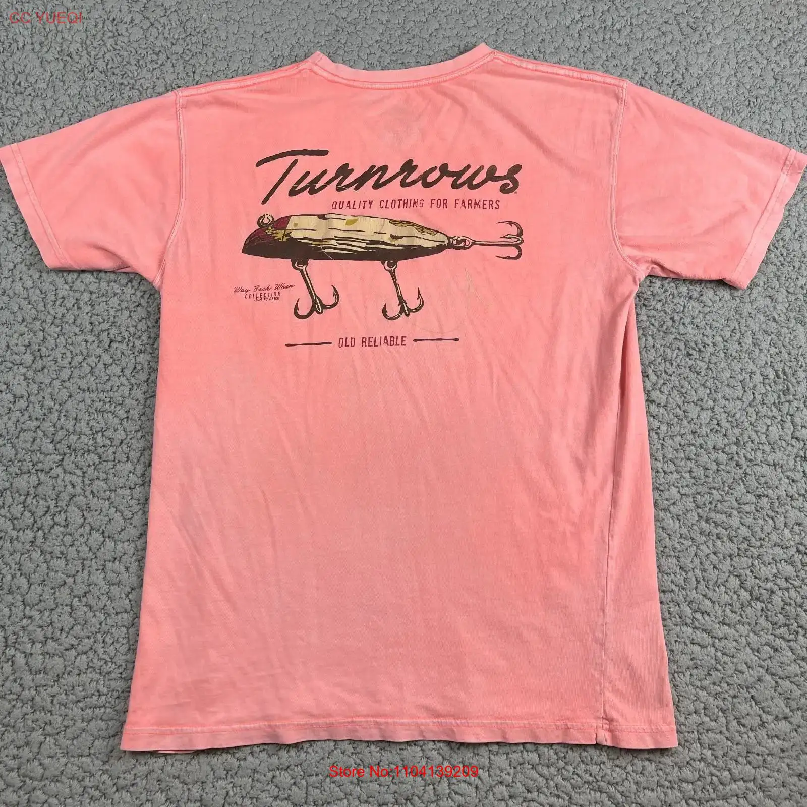 T-shirt de poche Turnrows Farm - Fishing Equipment In China avis et prix