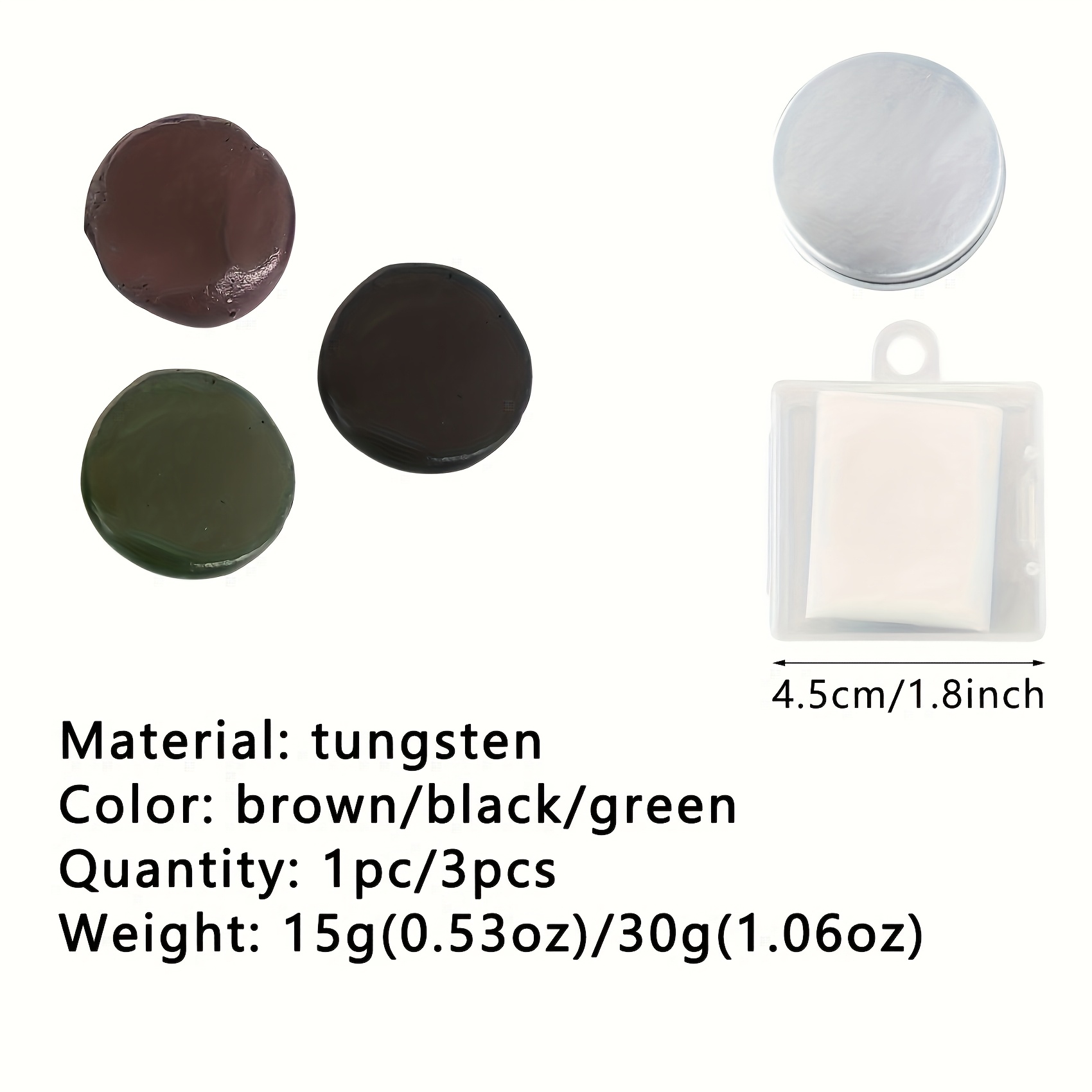 Mastic de tungstène 0.5oz(15g) - Tungsten Sinkers avis et prix