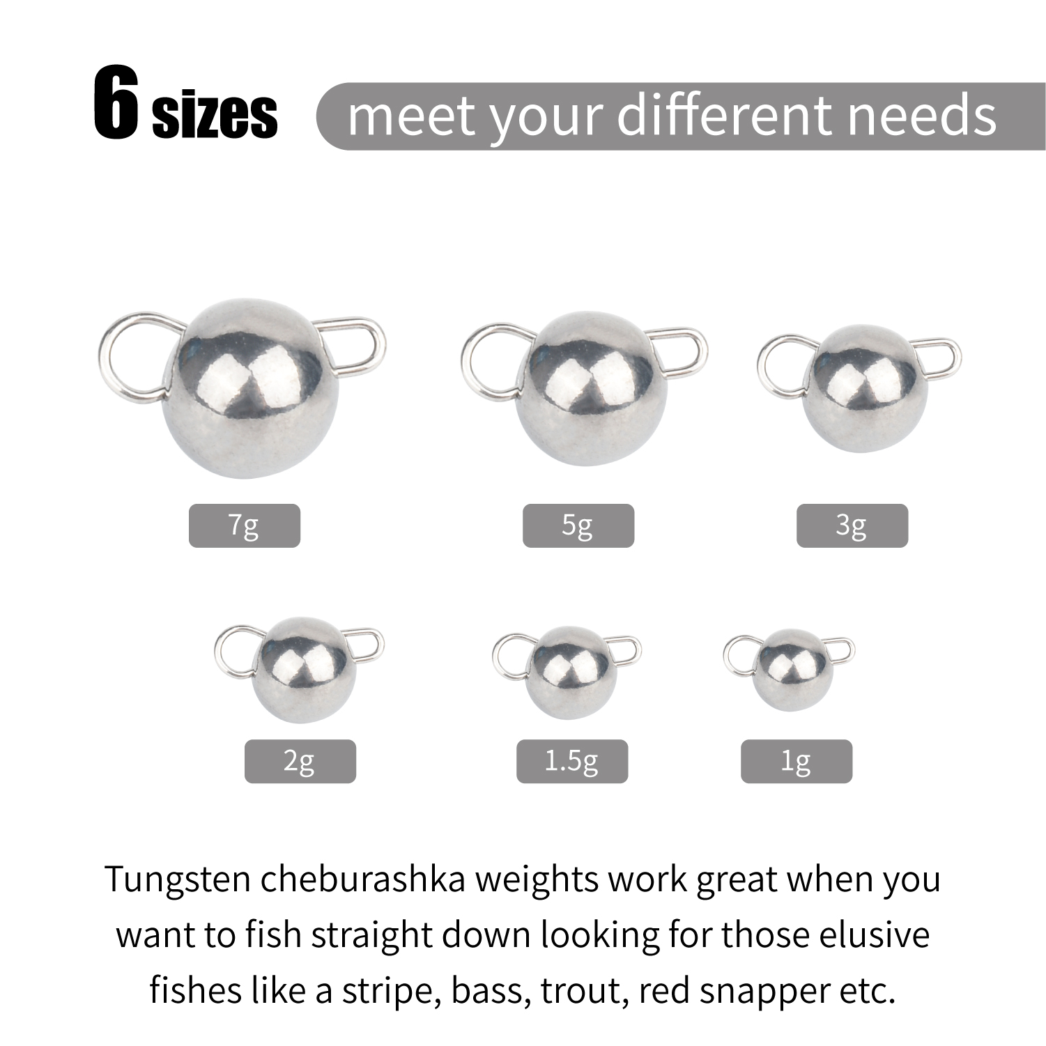 MUUNN 10 Pcs Cheburashka Weigh - Tungsten Sinkers avis et prix