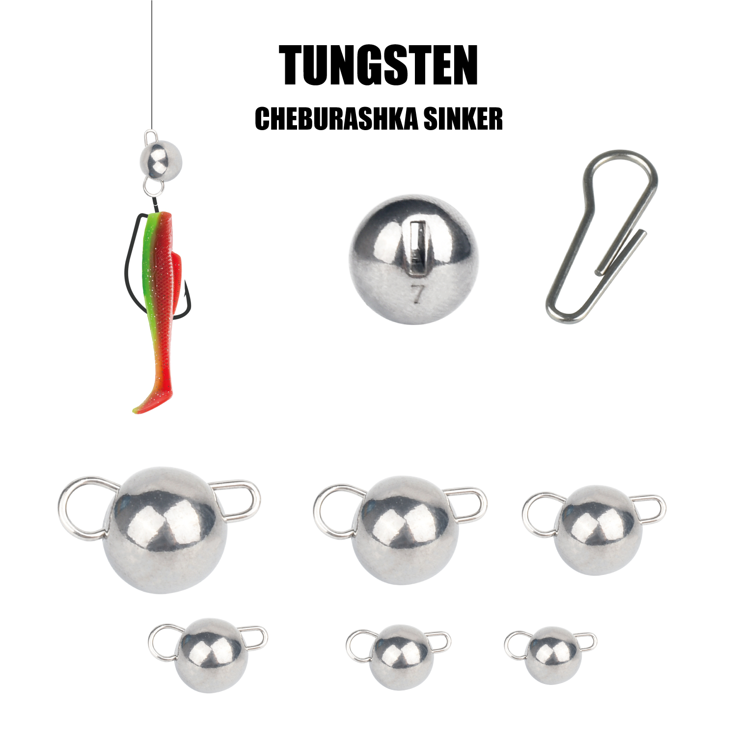 MUUNN 10 Pcs Cheburashka Weigh - Tungsten Sinkers avis et prix