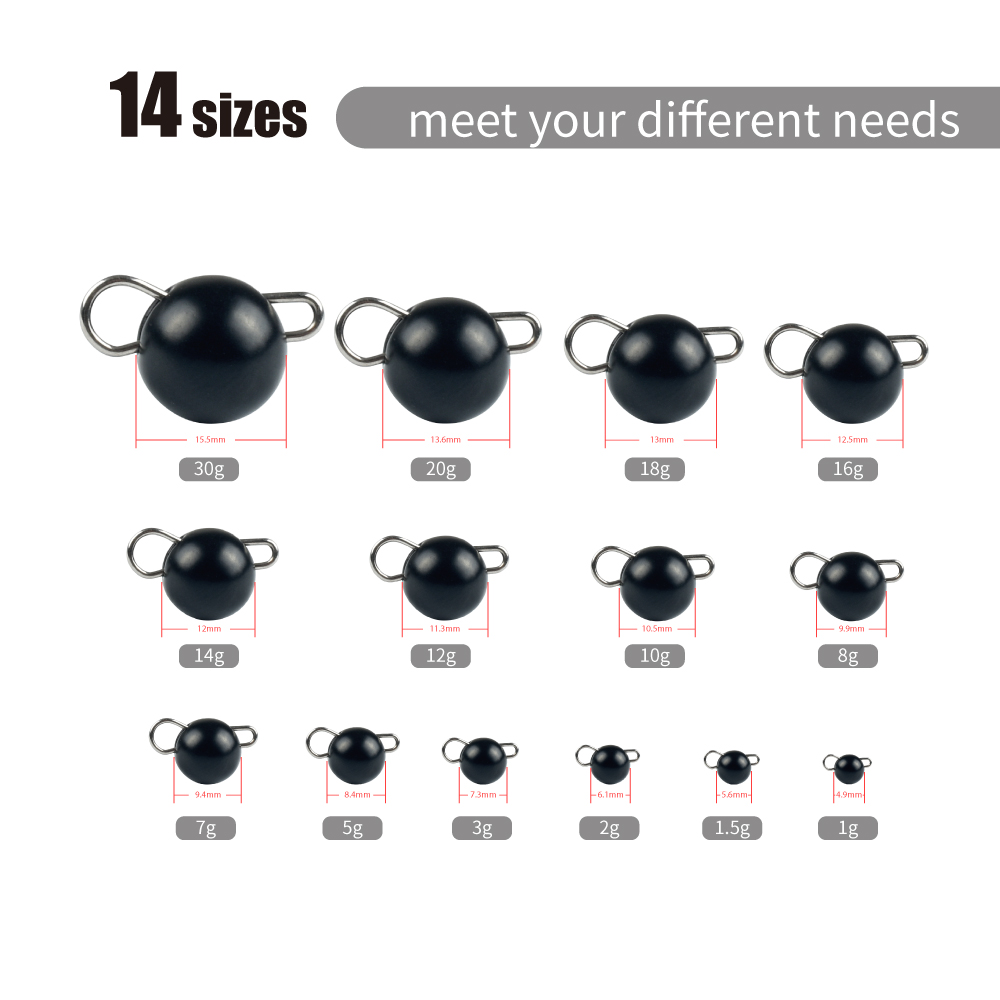 MUUNN 10 Pcs Cheburashka Weigh - Tungsten Sinkers avis et prix