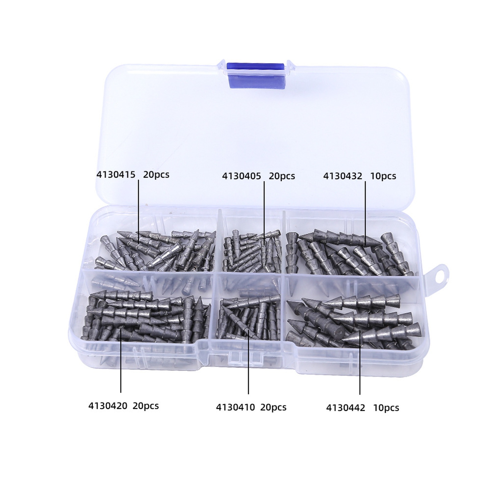 Kit de 100 poids à ongles en t - Tungsten Sinkers avis et prix