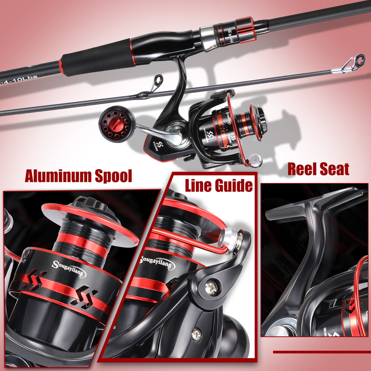 Sougayilang – Combo canne à pê - Fishing Equipment Europe avis et prix