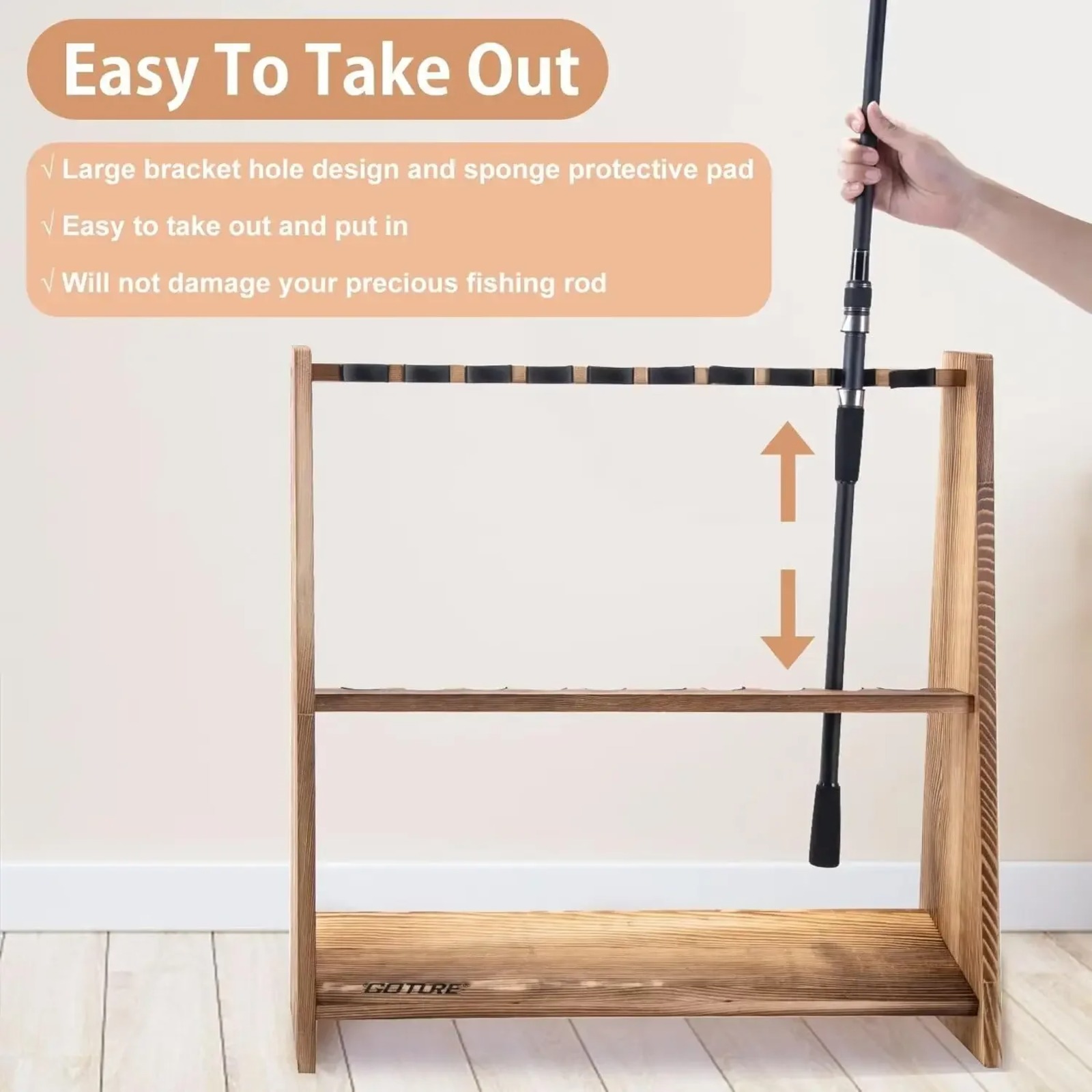 Support de cannes à pêche Gotu - Fishing Equipment Storage avis et prix