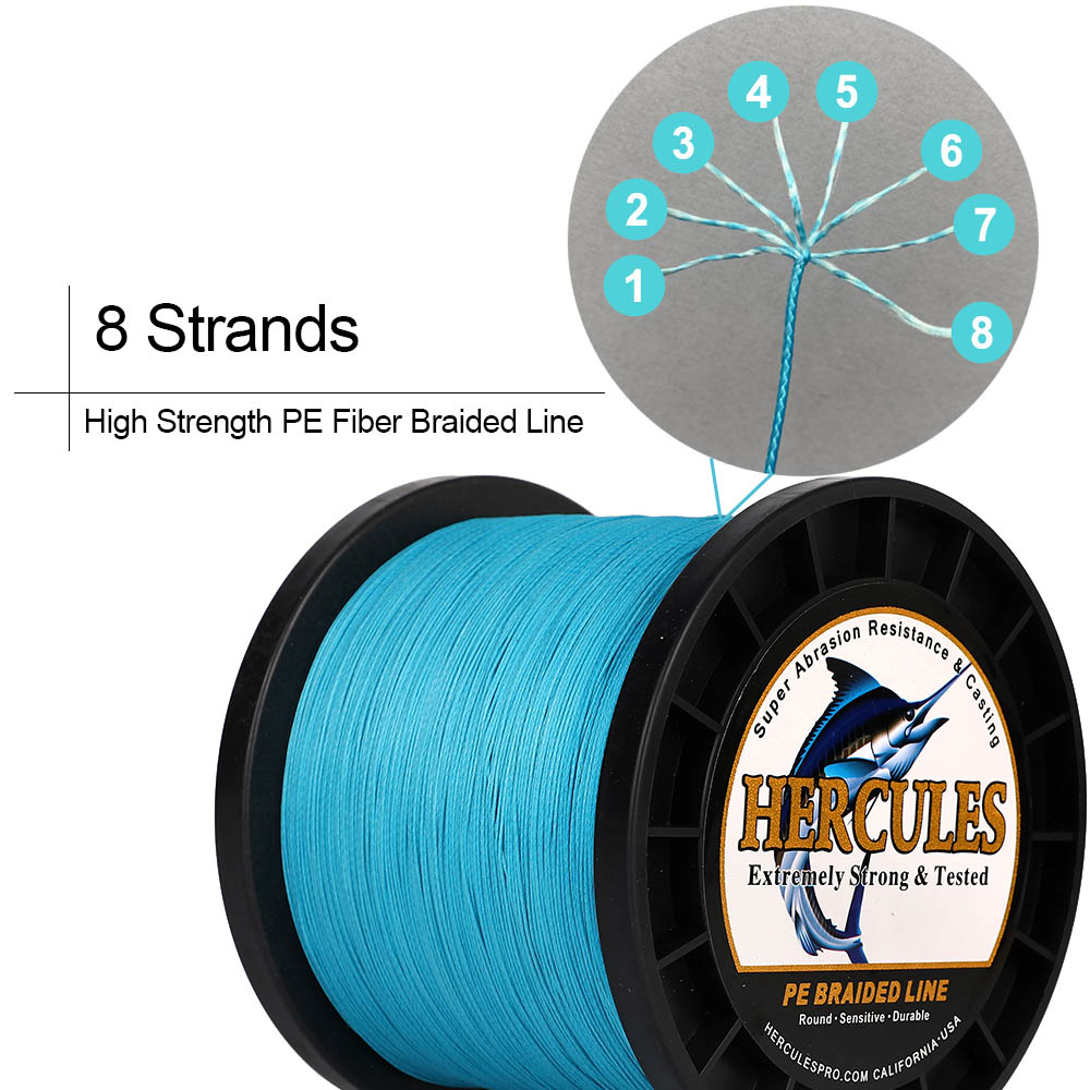 Hercules 8 brins tressé 10-150 - Fishing Equipment Bundle avis et prix