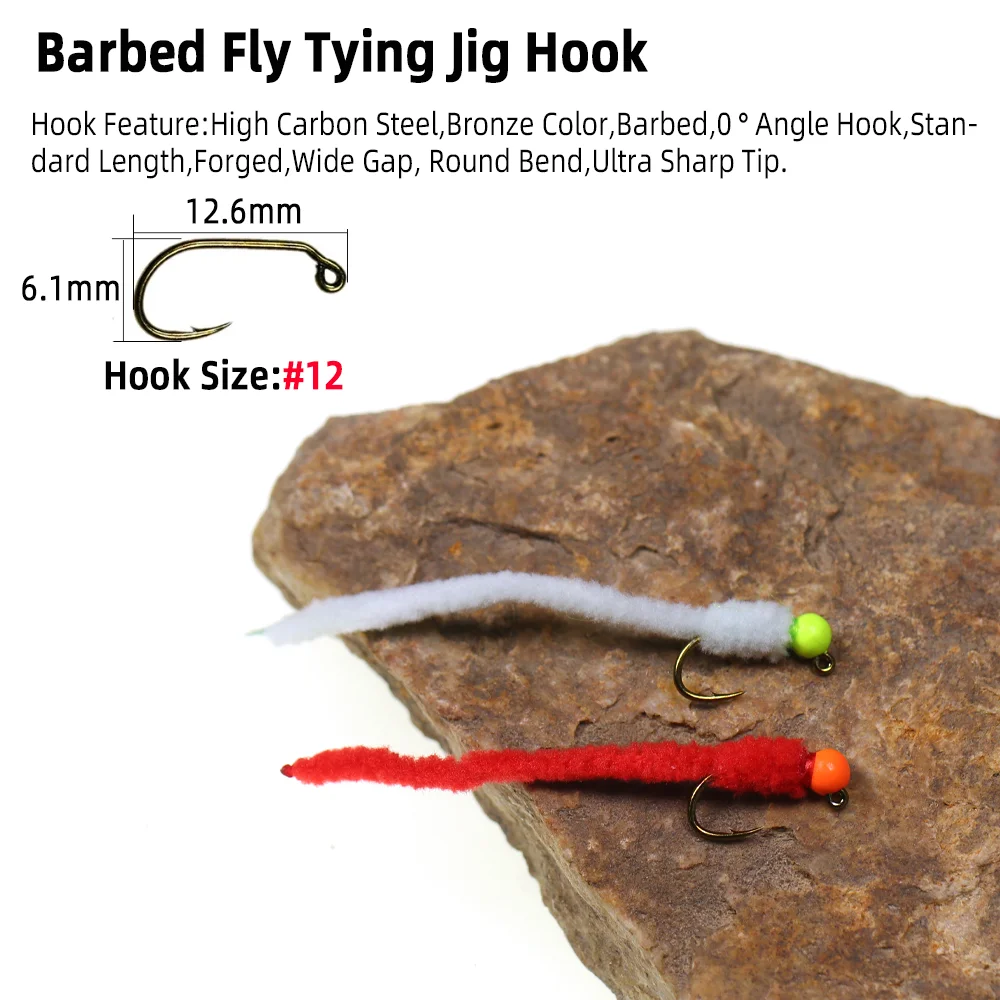 4 pièces # 12 mouches Squirmy  - Fishing Equipment Europe avis et prix