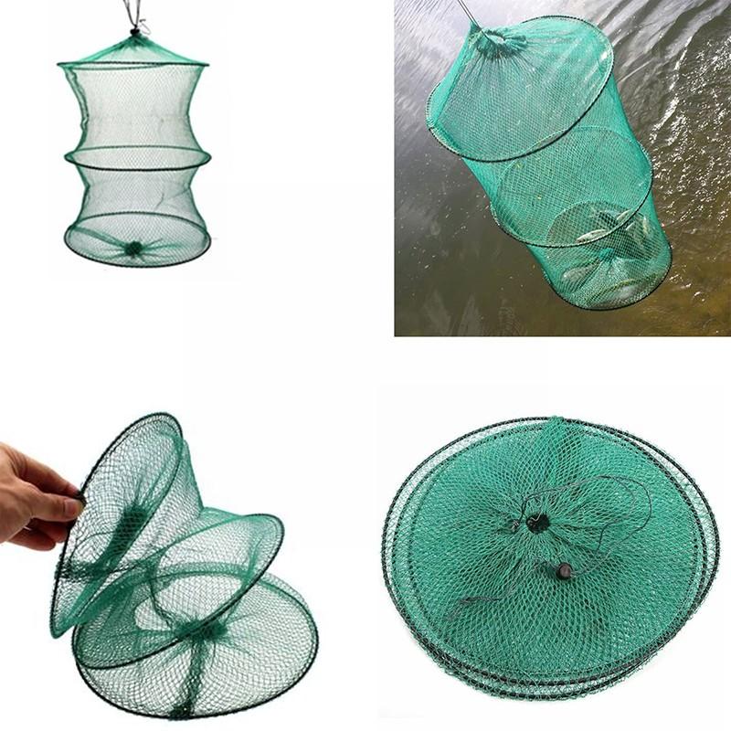 Filet de pêche rond pliant en  - Landing Net Telescopic avis et prix