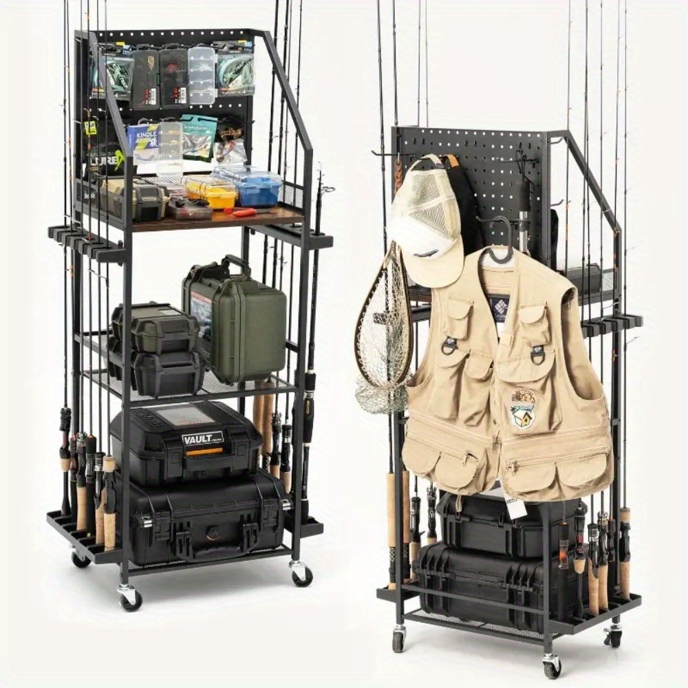 Supports de cannes à pêche pou - Fishing Equipment Storage avis et prix